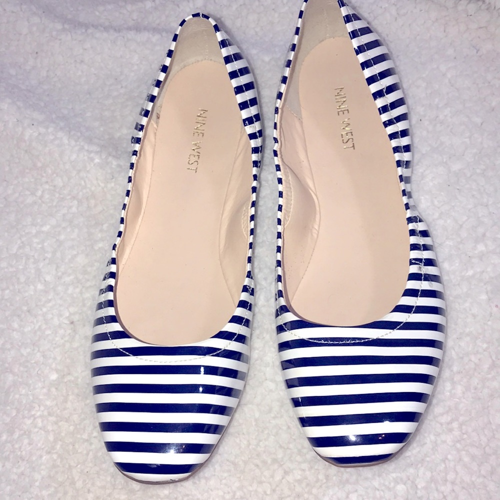 Nine West stripe shoes